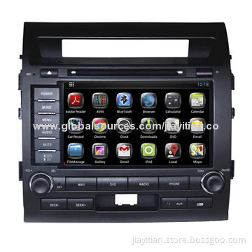 9" Android Car GPS Navigation for Toyota Land Cruiser with Mirror Link, OBD II, 1024x600P, 3G&W